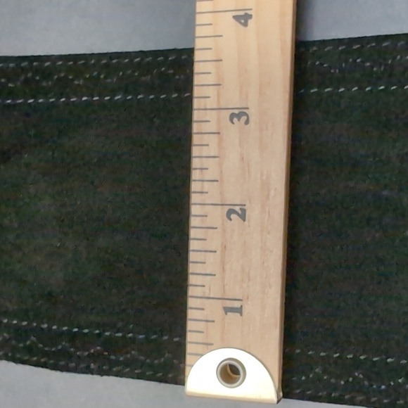 Brighton Women's Black Soft Suede Double Buckle Belt.M. - Picture 9 of 10